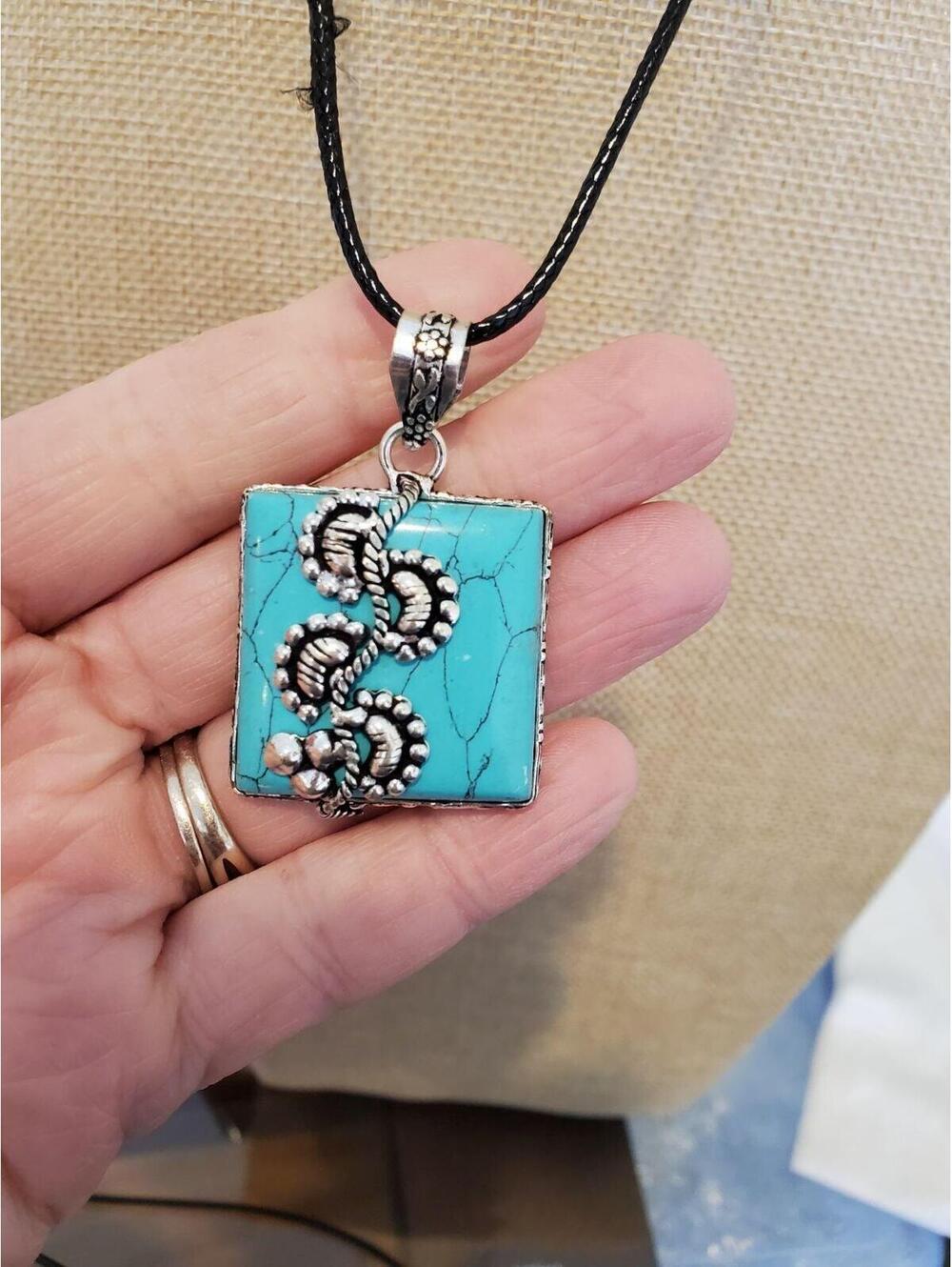 925 turquoise necklace - Picture 7 of 7